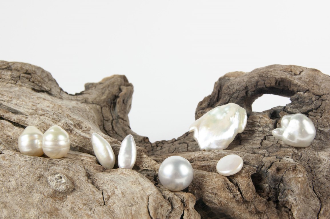 Pearls of different shapes